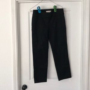Ann Taylor LOFT Black Crop Pants